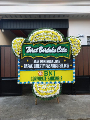 Papan Bunga Duka di Mekar Bakti