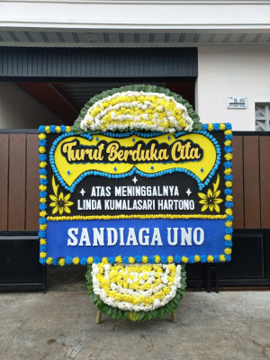 Papan Bunga Duka di Mekar Bakti